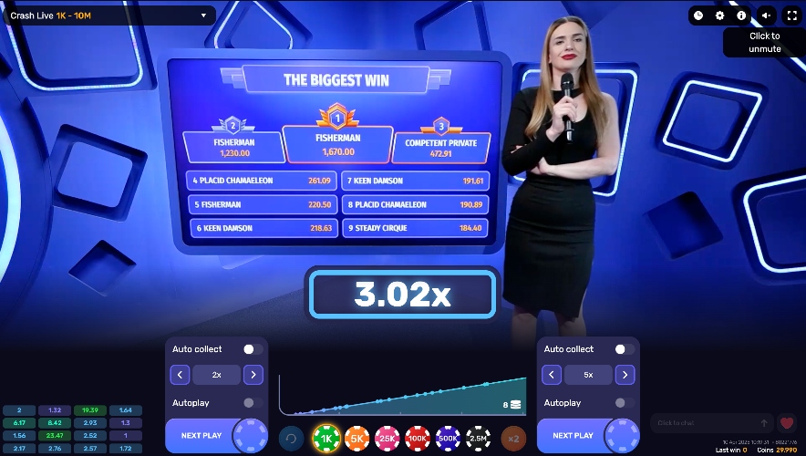 RealPrize Crah Live Game