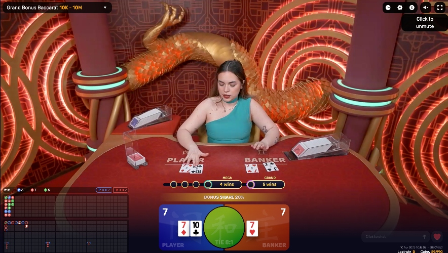 RealPrize Grand Bonus Baccarat