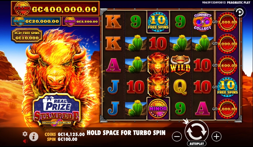 Stampede - Collect and Connect slot