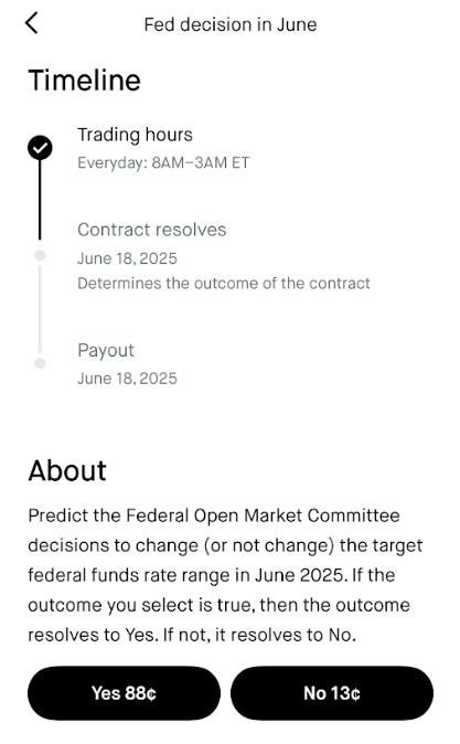 Robinhood contract specifics