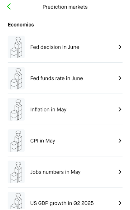 Economic prediction markets